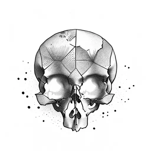 Half Sad Skull And Half Happy Smile