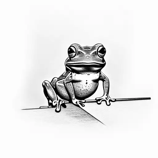 Frog Driving A Formula Car