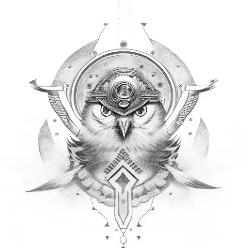 Odin With A 45Th Thunderbird As An Eye