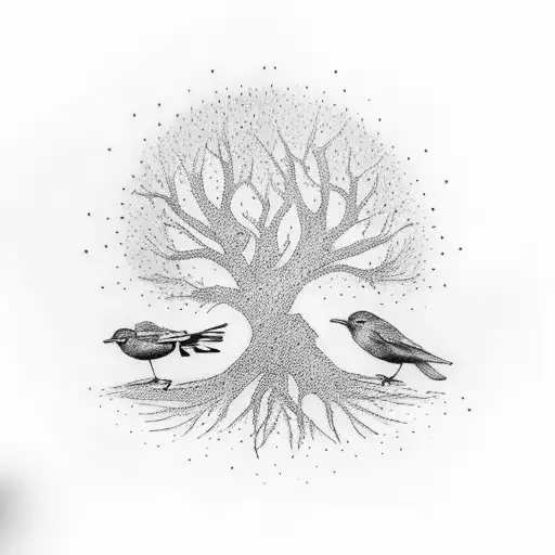 A Tree Talk About Philosophie With A Bird