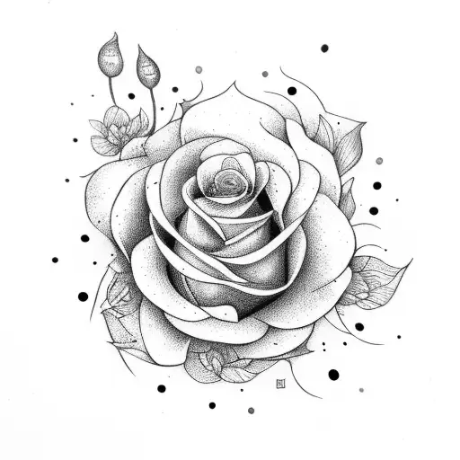 Book With Flowers In Coulour