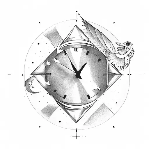 Two Hands Holding A Hourglass