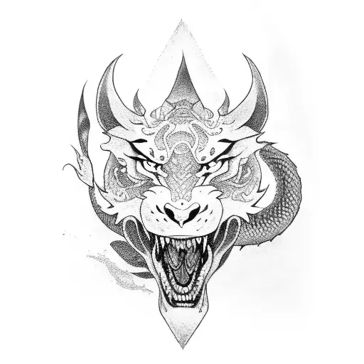 Dragon And Tiger Two Separate