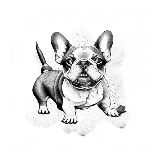 French Bulldog India Car