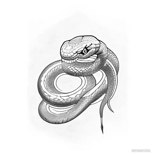 Snake With Man's Head