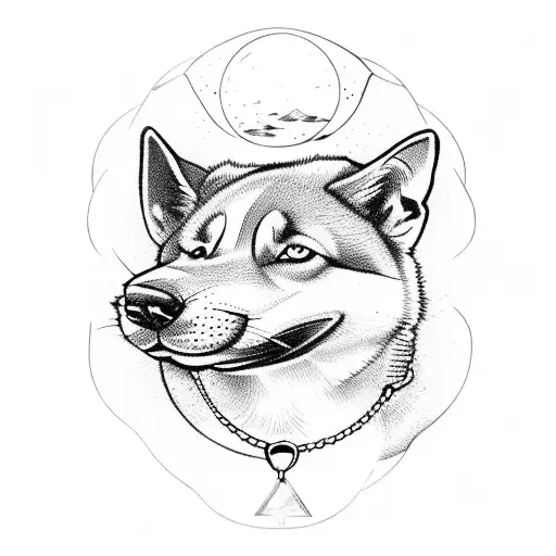 Husky Rat Tarot Card