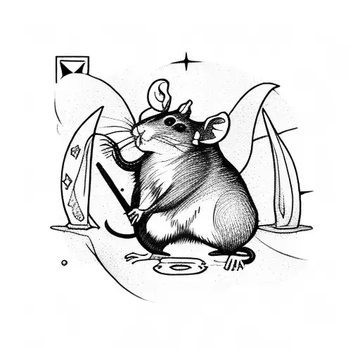 Rat In Tarot Card