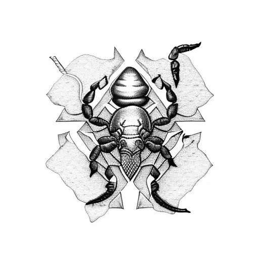 Scorpion With Military Things