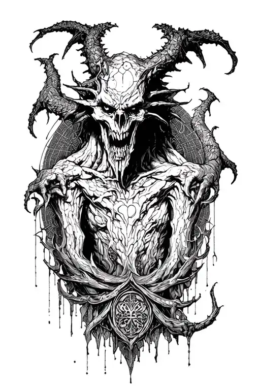 Gothic Cathedral Demonic Sigilism