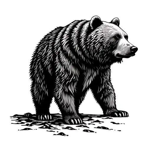 Nordic Bear Symbol Strength Family Spirituality