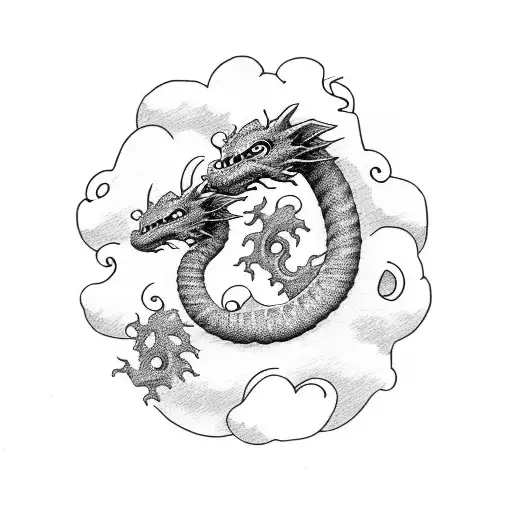 Little Dragon In A Cloud