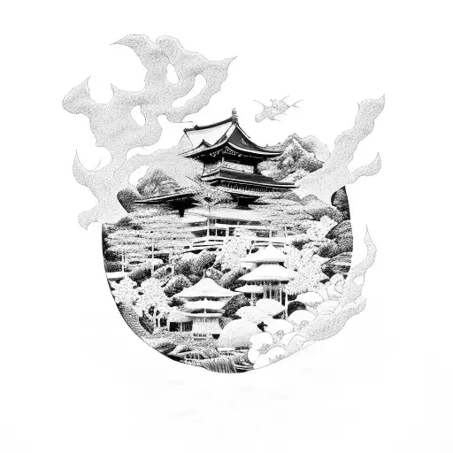 Japanese Architecture Fused With Nature Elements