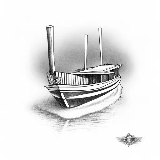 Boat Number 24 And Word Happy