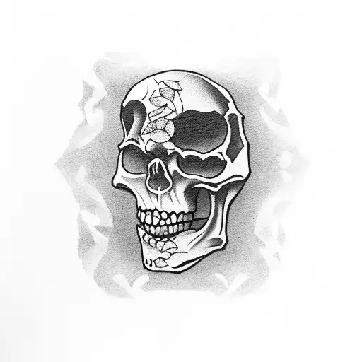 Skeleton In A Castle Window Drinking Wine