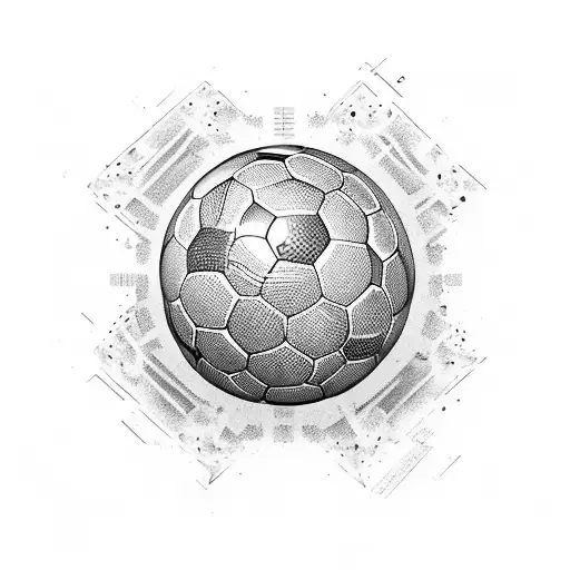 Cadena Adn Con Motivos De Balon De Futbol Soccer