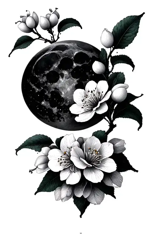 Moon Cherry Blossom