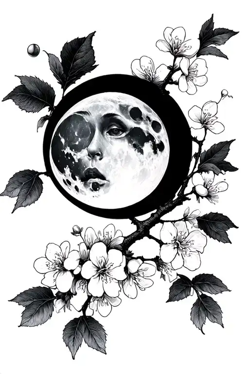 Moon Cherry Blossom