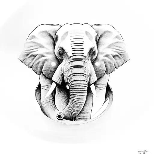 Elephant With 1934-2023 And 1936-2003 In It