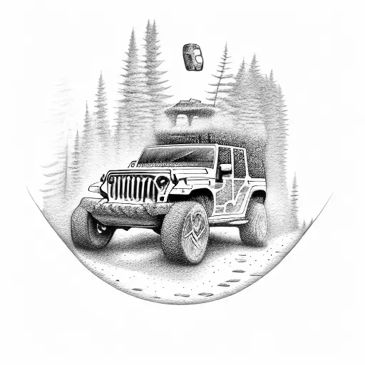 Woods Mountain Jeep Ufo Bigfoot