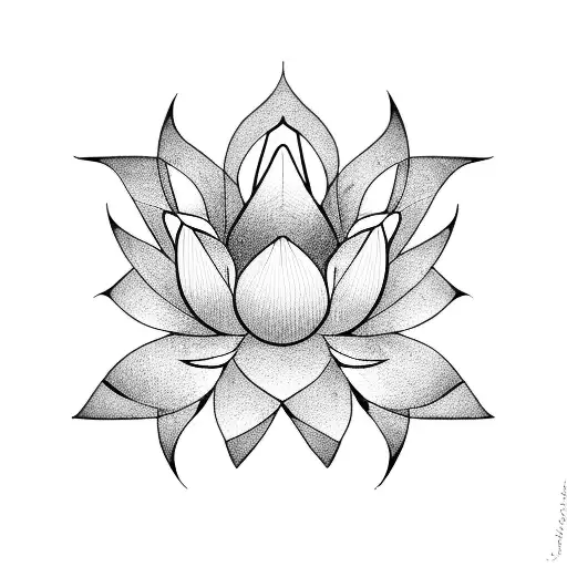 Straight Lines Lotus