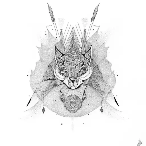 Decoration Lines And Design Around A Quote