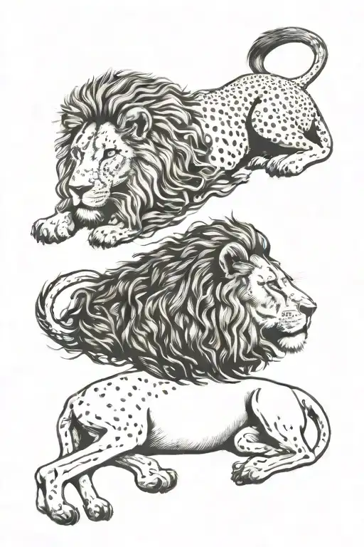 Lion And The Lamb Peacefully Lying