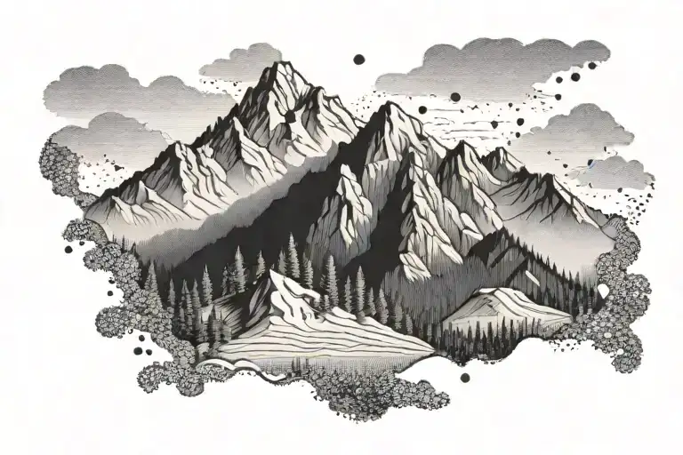 Austrian Alpe Mountain Full