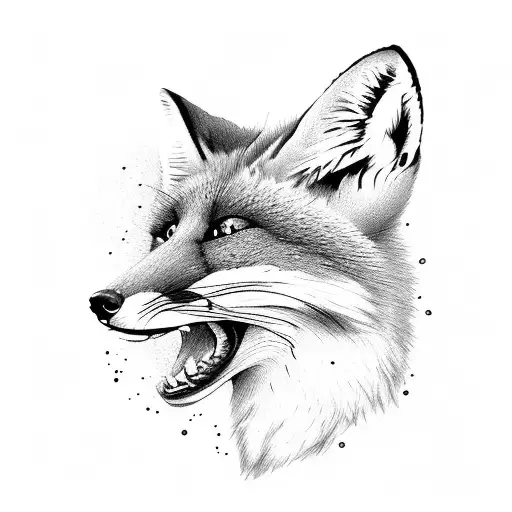 Fox With Cosmic Elements