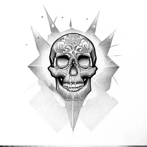 Skull Building Gothic