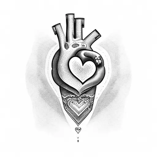 Heart Finger Printers With Little Warrior