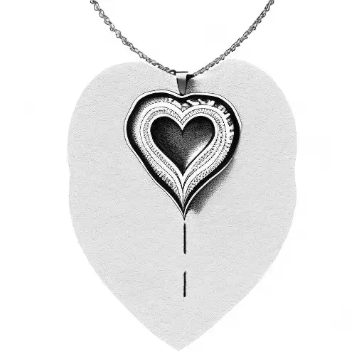 Heart Best Friend Necklaces Magnetic Two Pieces