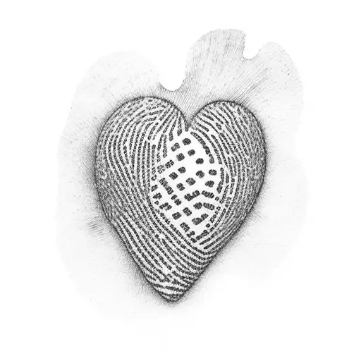 Fingerprint Heart Baby
