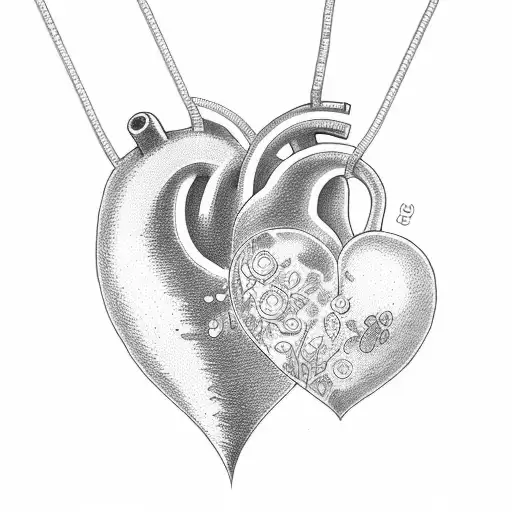 Two Halves Of Simple Childrens Heart Best Friend Necklaces