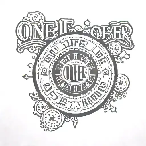 A Poker Chip With A Clock Face And The Words 'One Life One Change Poker'
