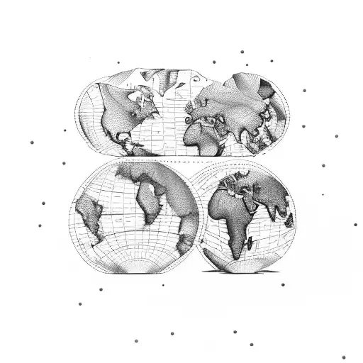 A Map Of The World With Surfboards Marking The Best Surf Spots