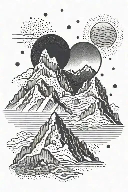 Mountain And Heart