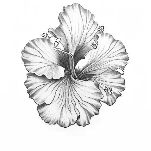 Hibiscus And Coffee Cup