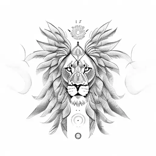 Lion Wings Mandala