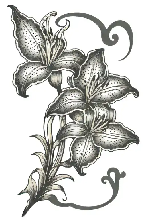 Lily Stem Word Familia