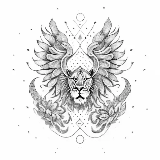 Lion Wings Mandala