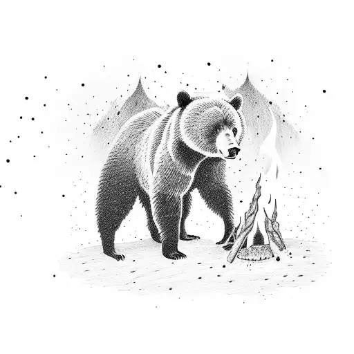 4 Kids Campfire Smoke Turns Into Bear