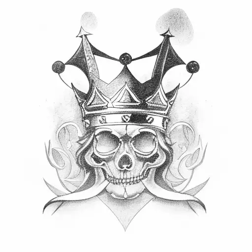 King Of Spades With A Crown