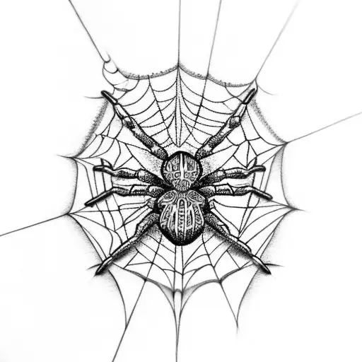 Geometric Spider Web