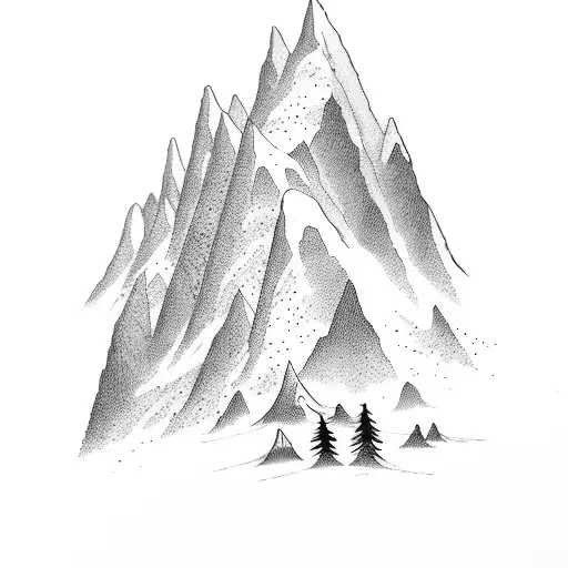 Mountain Scene And Name Franco