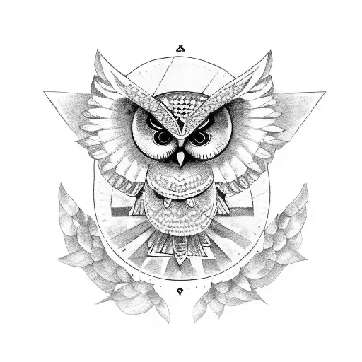 A Detailed Map Of Mexico With A Compass Rose And A Small Owl Perched On Top