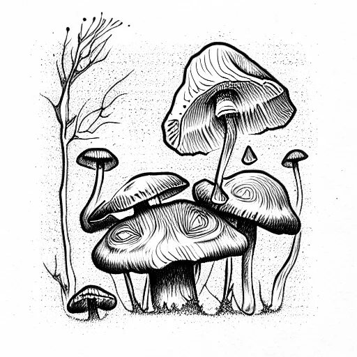 Redwood Forest Mushrooms