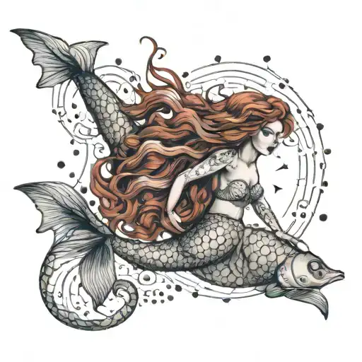 Arian Redhead Mermaid