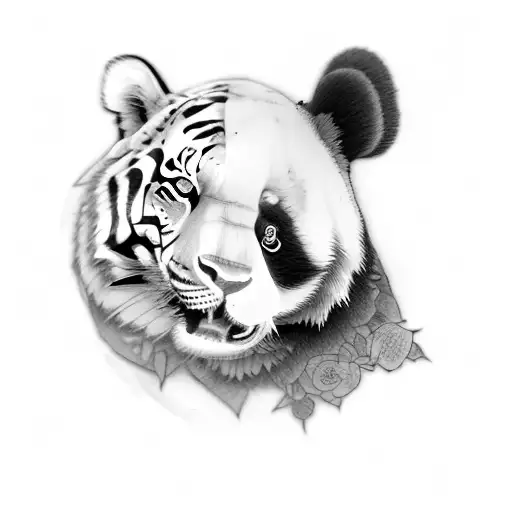 A Panda And A Tiger Blend