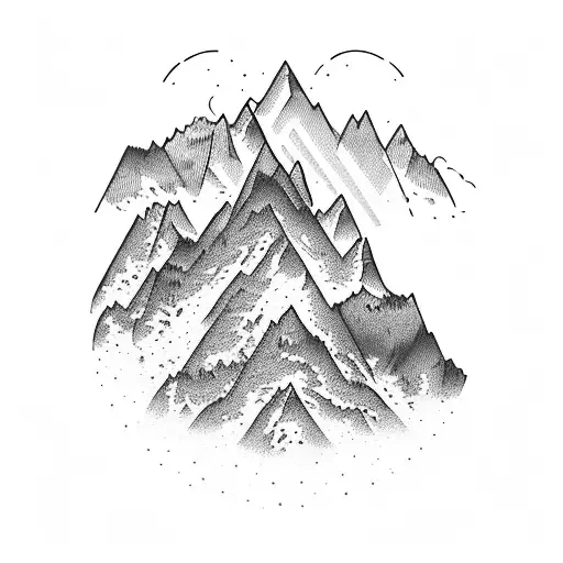 Mountain Scene Flowers