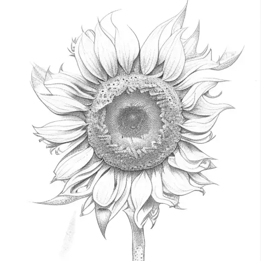 Mg Midget In Sunflower Field